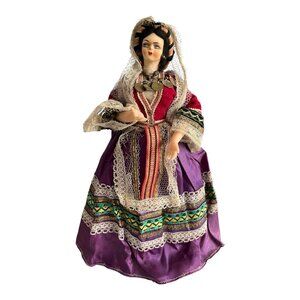 Vintage Kaiser Chicago Ethnic Costume Doll 10” Folk Costume International Souven